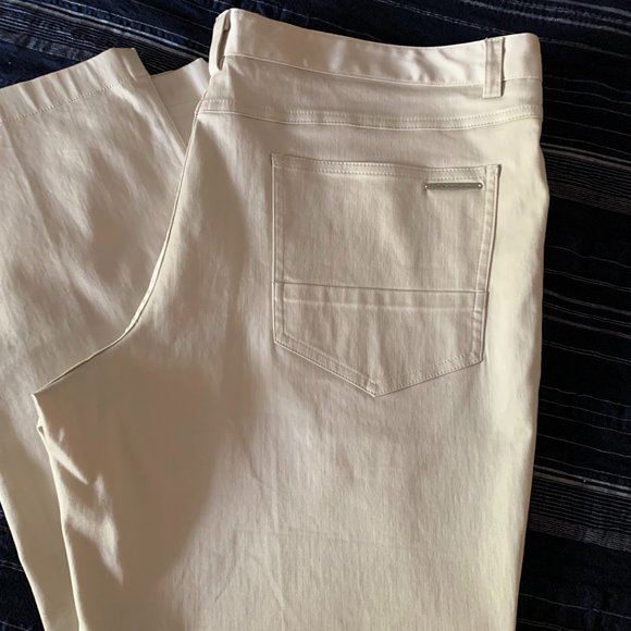 INC Kaki Slim Fit Pants - Picture 1 of 3